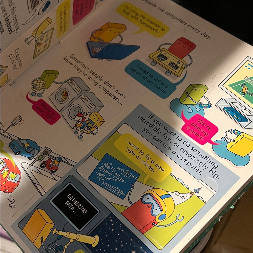 Usborne How Computers Work Book - Vibrant Tech Guide - Picture 5 of 6